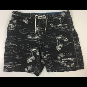Caribbean Joe Lined Swim Trunks Size XXL